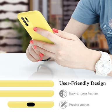 Oppo A94 5G Skal Fodral Case (Gul)