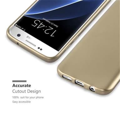 Skal Samsung Galaxy S7 Fodral Case (Guld)