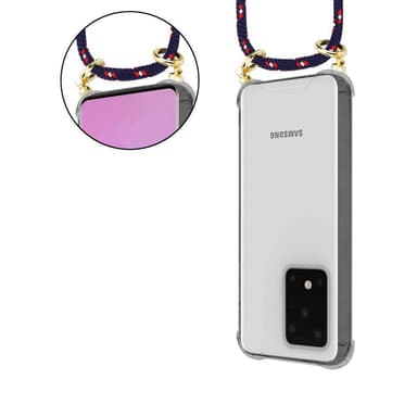 Samsung Galaxy S20 ULTRA Skal Fodral Kedja (Blå)