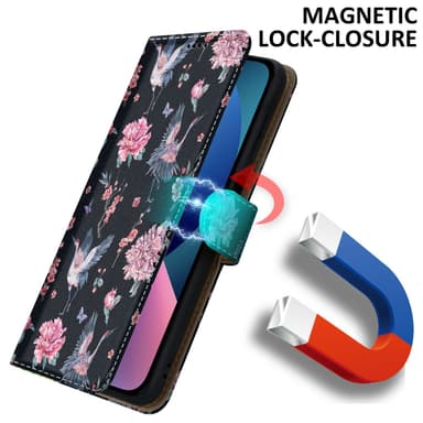 iPhone 14 Plånboksfodral Skal (Svart)