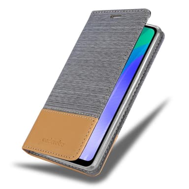 Huawei Y6P Plånboksfodral Skal (Grå)