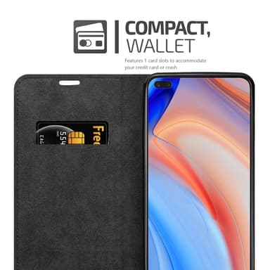 Oppo Reno4 Skal Fodral Case (Svart)