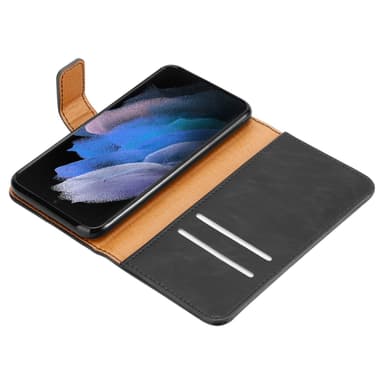 Samsung Galaxy S22 ULTRA Plånboksfodral Skal (Svart)
