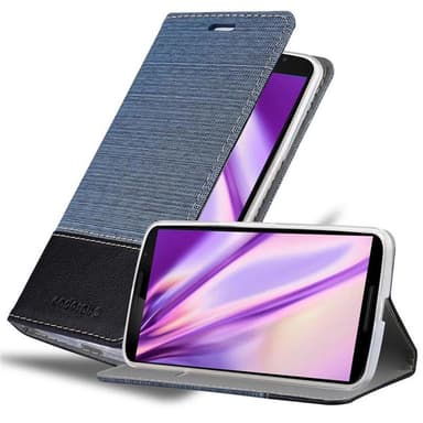 Motorola Google NEXUS 6 Plånboksfodral Skal (Blå)