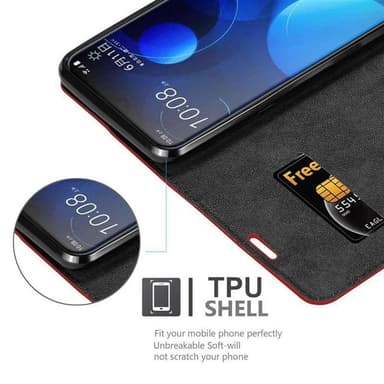 HTC Desire 19 PLUS Skal Fodral Case (Röd)