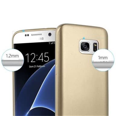 Skal Samsung Galaxy S7 Fodral Case (Guld)