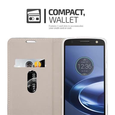 Motorola MOTO Z FORCE Plånboksfodral Skal (Blå)