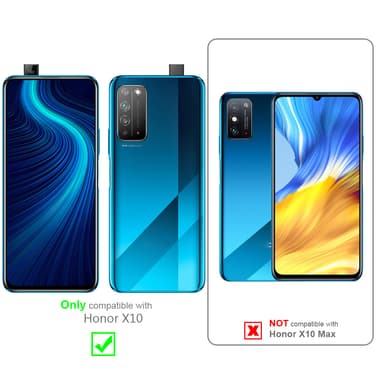 Skal Honor X10 Fodral Case (Röd)