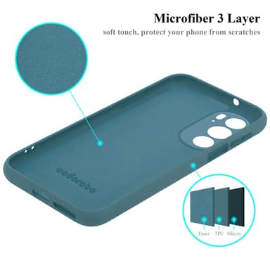 Motorola EDGE 30 PRO / EDGE+ Skal Fodral Case (Grön)