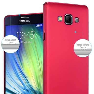 Samsung Galaxy A7 2015 Skal Fodral Case (Röd)