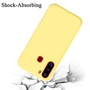 Samsung Galaxy A21 Skal Fodral Case (Gul)