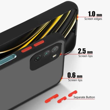 Xiaomi POCO M3 Skal Fodral Case (Svart)