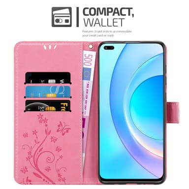 Honor 50 LITE Plånboksfodral Skal (Rosa)