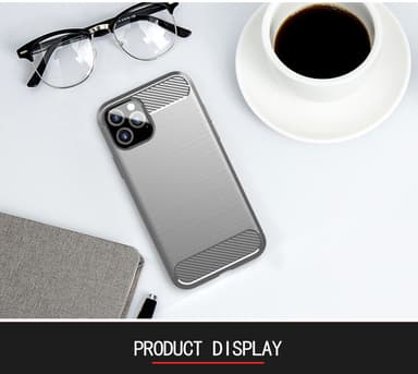 iPhone 11 PRO MAX Skal Fodral Case (Grå)