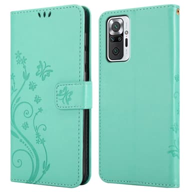 Xiaomi RedMi NOTE 10 PRO Plånboksfodral Skal (Turkos)