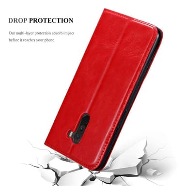 Xiaomi Pocophone F1 Skal Fodral Case (Röd)
