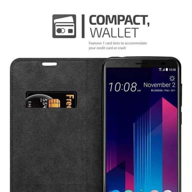 HTC U12 PLUS Skal Fodral Case (Svart)