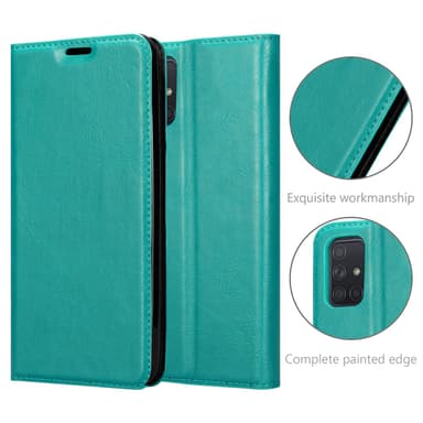 Samsung Galaxy A72 4G / 5G Skal Fodral Case (Turkos)