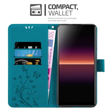 Sony Xperia L4 Plånboksfodral Skal (Blå)