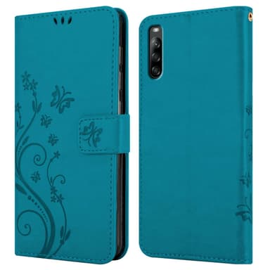 Sony Xperia L4 Plånboksfodral Skal (Blå)
