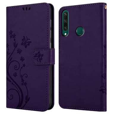 Huawei Y6P Plånboksfodral Skal (Lila)