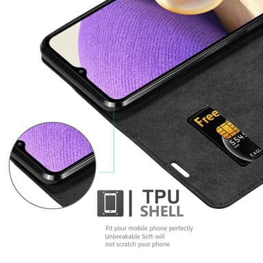 Samsung Galaxy A32 5G Skal Fodral Case (Svart)
