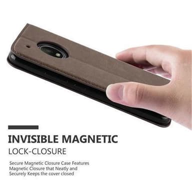 Motorola MOTO G5 Skal Fodral Case (Brun)