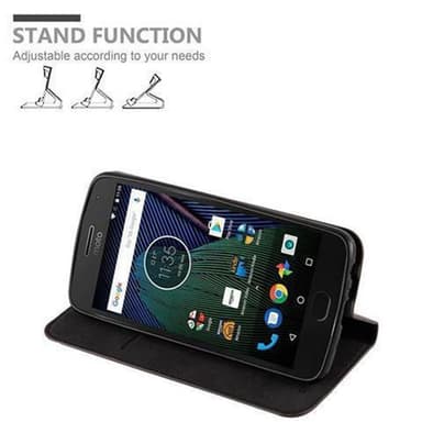 Motorola MOTO G5 Skal Fodral Case (Brun)