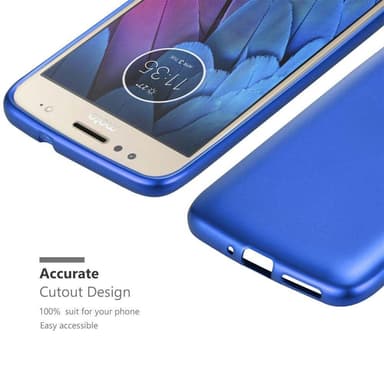 Skal Motorola MOTO G5S Fodral Case (Blå)