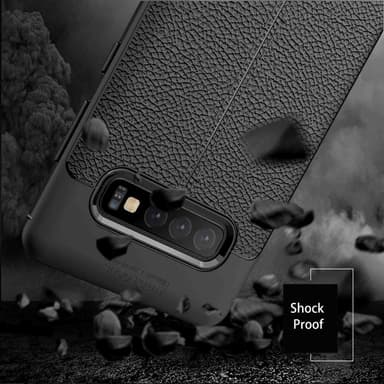 Samsung Galaxy S10 PLUS Skal Fodral Case (Svart)