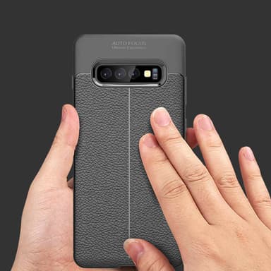 Samsung Galaxy S10 PLUS Skal Fodral Case (Svart)