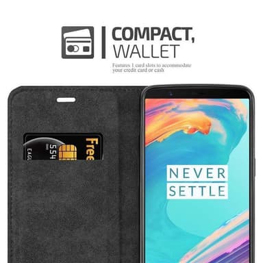 OnePlus 5T Skal Fodral Case (Svart)
