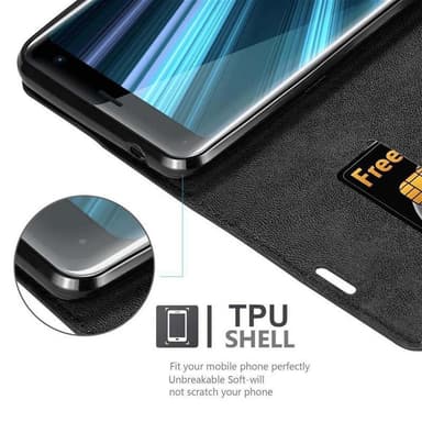 Sony Xperia XZ3 Skal Fodral Case (Svart)