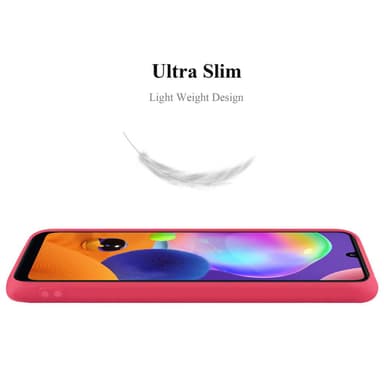 Skal Samsung Galaxy A31 Fodral Case (Röd)