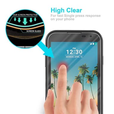LG K3 2017 Skyddsglas Skyddsfilm Skärmskydd