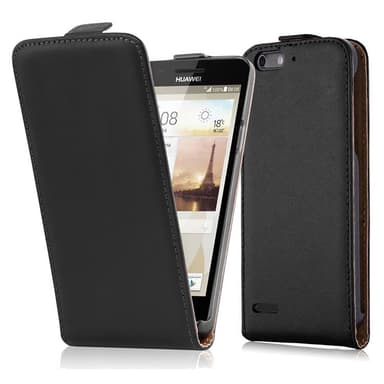 Huawei ASCEND P6 MINI Flipfodral Skal (Svart)