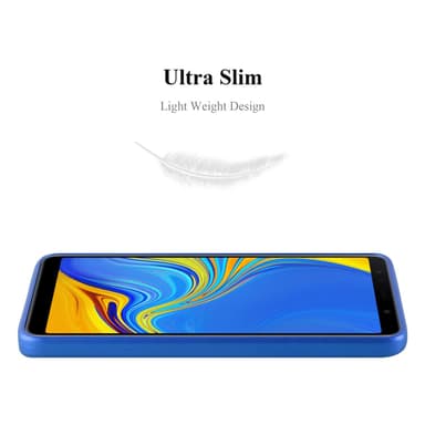 Skal Samsung Galaxy A7 2018 Fodral Case (Blå)