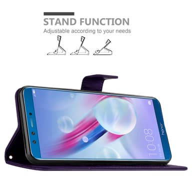Honor 9 LITE Plånboksfodral Skal (Lila)