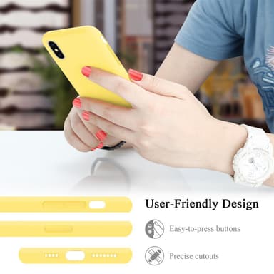 iPhone XS MAX Skal Fodral Case (Gul)