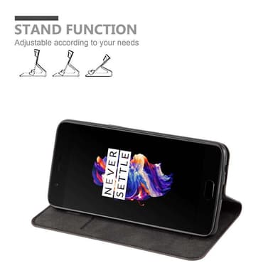 OnePlus 5 Skal Fodral Case (Brun)
