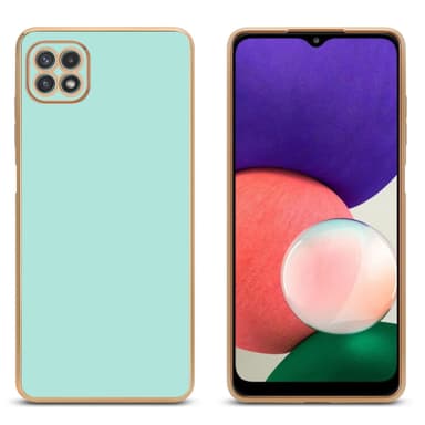 Samsung Galaxy A22 5G Skal Fodral Case (Grön)