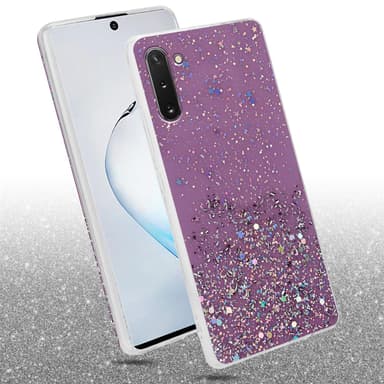 Samsung Galaxy NOTE 10 Skal Fodral Case (Lila)