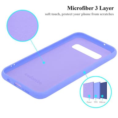 Samsung Galaxy S10 4G Skal Fodral Case (Lila)