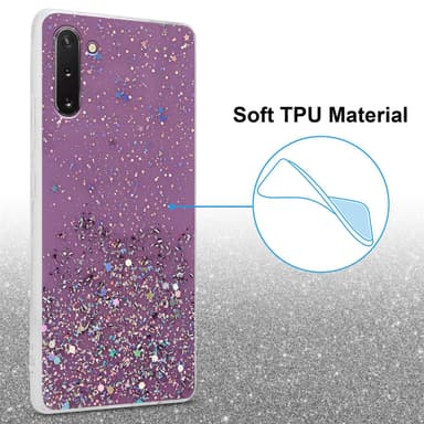 Samsung Galaxy NOTE 10 Skal Fodral Case (Lila)