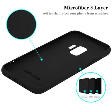 Samsung Galaxy S9 Skal Fodral Case (Svart)