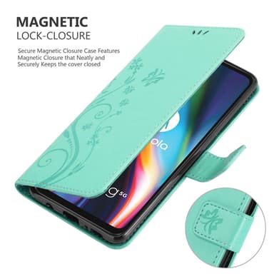 Motorola MOTO G 5G PLUS Plånboksfodral Skal (Turkos)