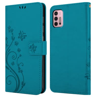 Motorola MOTO G10 / G30 Plånboksfodral Skal (Blå)