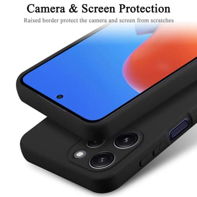 Redmi 12 Skal Fodral Case (Svart)