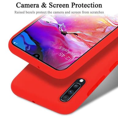 Samsung Galaxy A70 / A70s Skal Fodral Case (Röd)