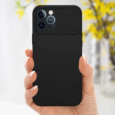 Skal iPhone 12 PRO MAX Fodral Case (Svart)